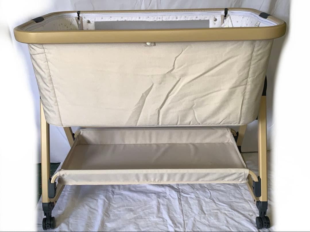 11h32 HZDMJ ベビーベッド ベージュ25年4月購入品