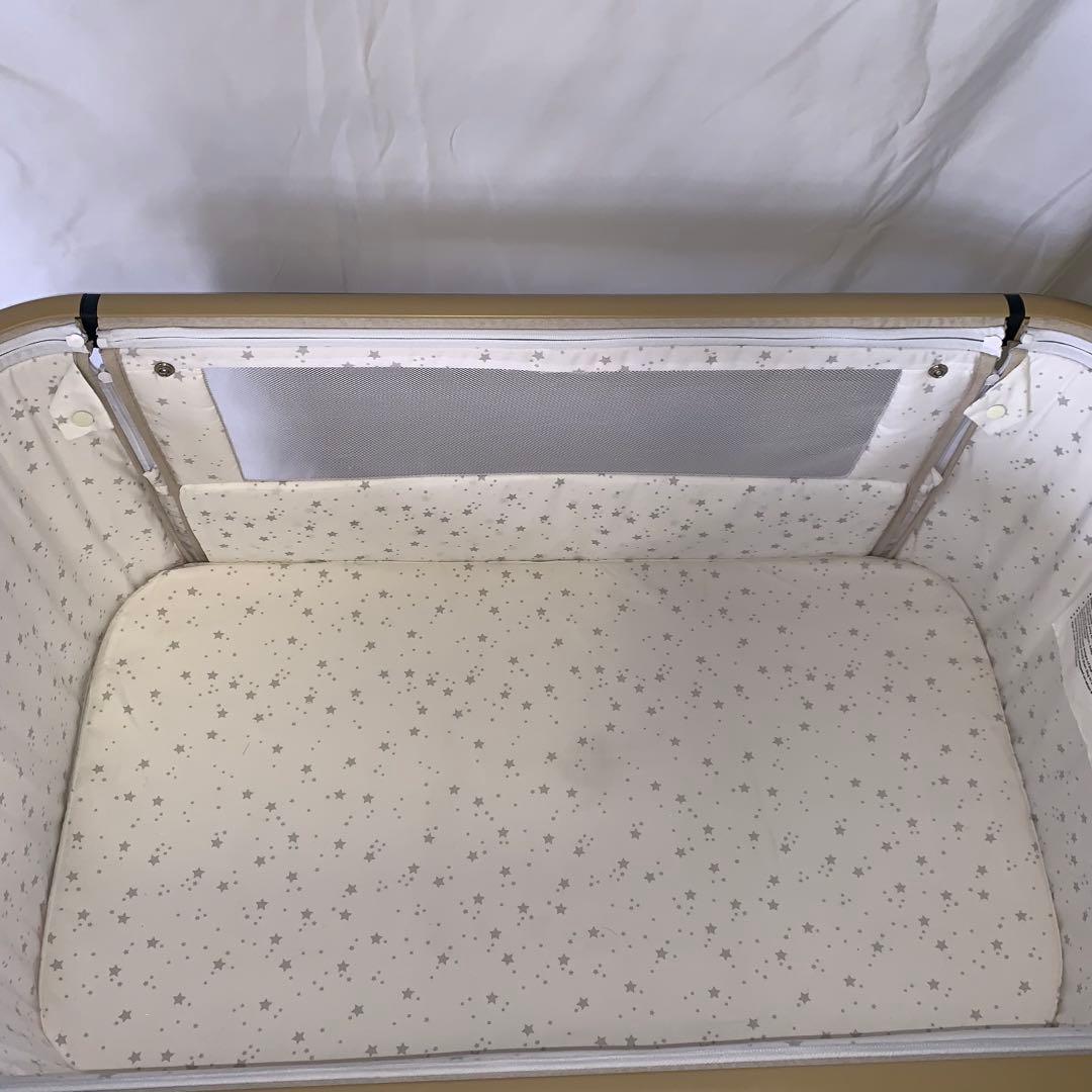 11h32 HZDMJ ベビーベッド ベージュ25年4月購入品