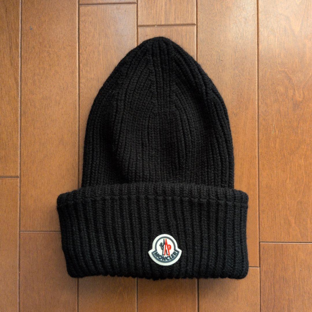 MONCLER ブラック ニット帽
