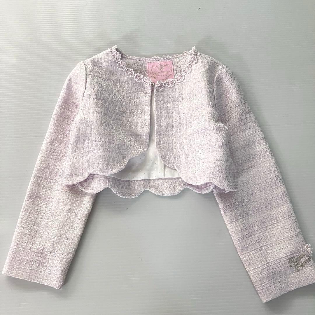 メゾピアノ　ボレロ　ワンピース　アンサンブル　フォーマル　現行品　120