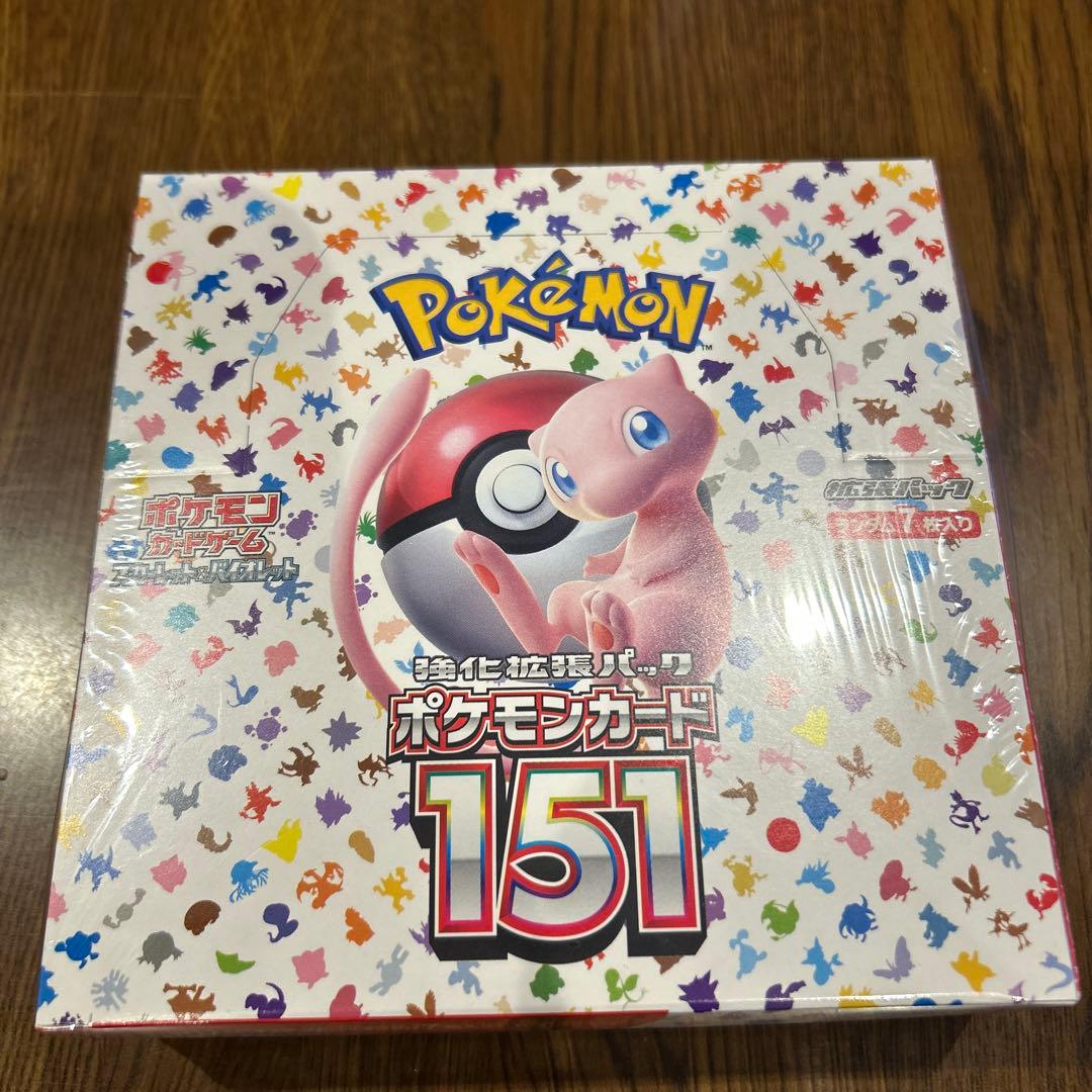 新品　ポケモンカードゲーム　ポケカ　box 151 ポケモン　ボックス　カード