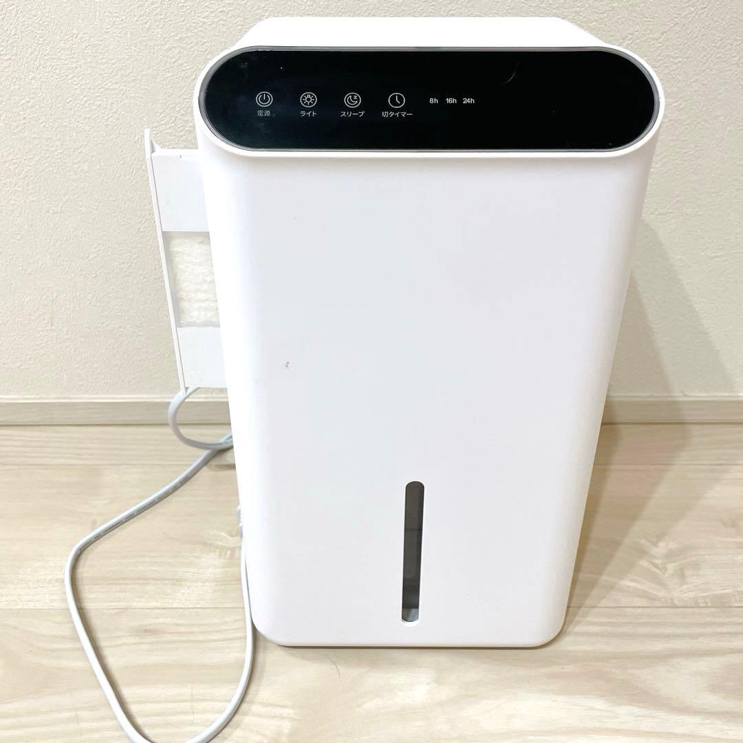 除湿機 ペルチェ式 除湿器 1000ml/日 空気清浄 ホワイト日本語説明書付