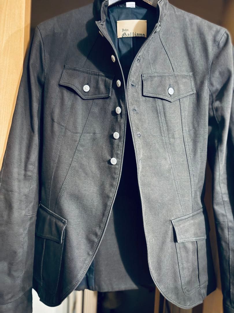 ジョンガリアーノ 2004 コレクションスタート期　コロニアルジャケット　希少