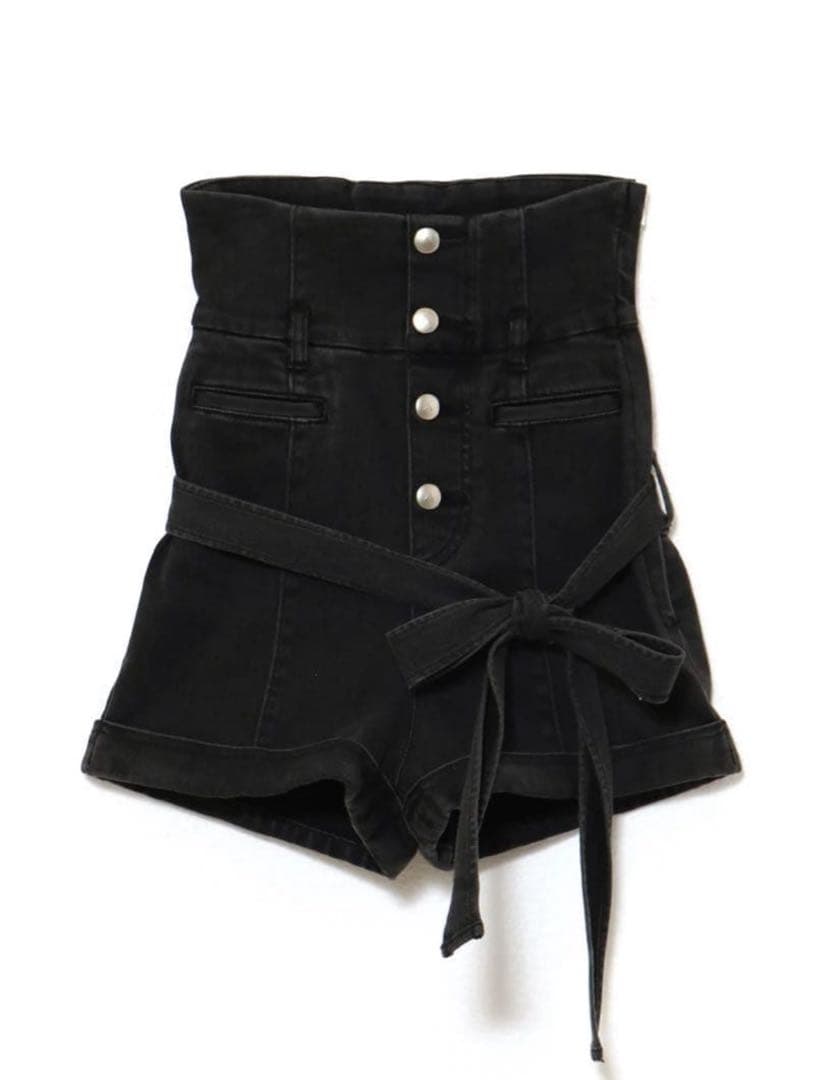 パンツ andmary Highwaist ribbon pants