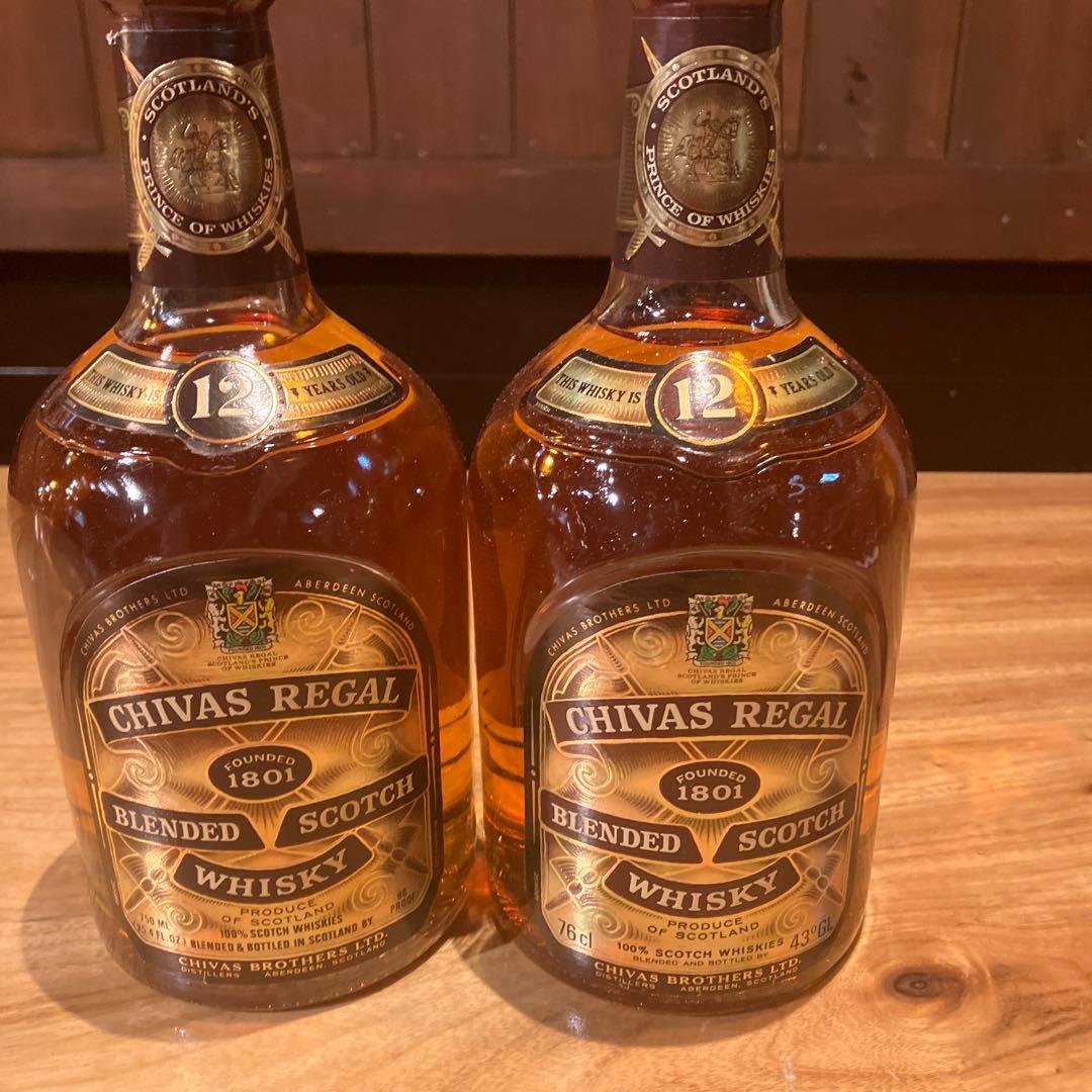 『2本まとめて』CHIVAS REGAL 12年 ブレンデッドスコッチウイスキー