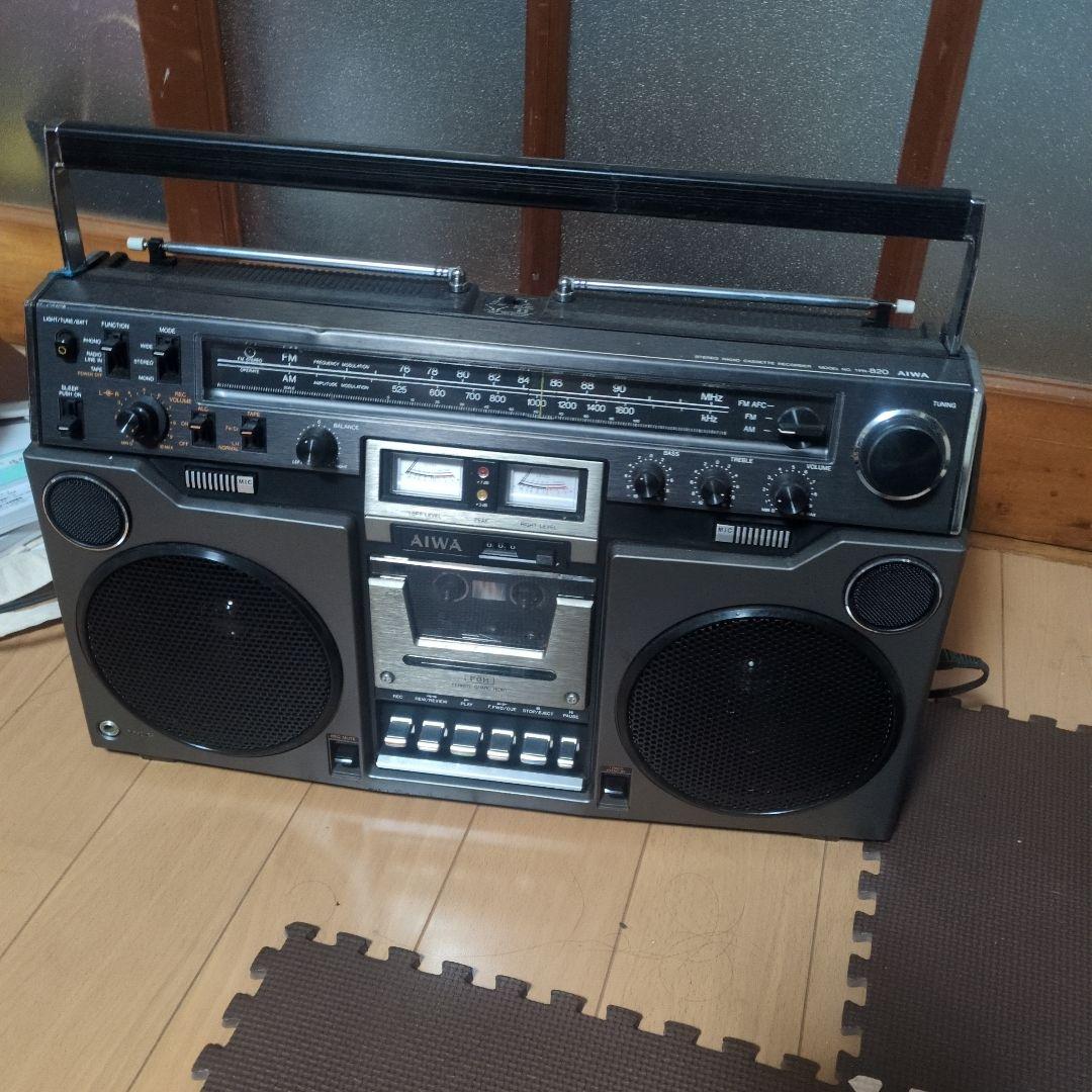 a*a様 AIWA ラジカセ ブラック