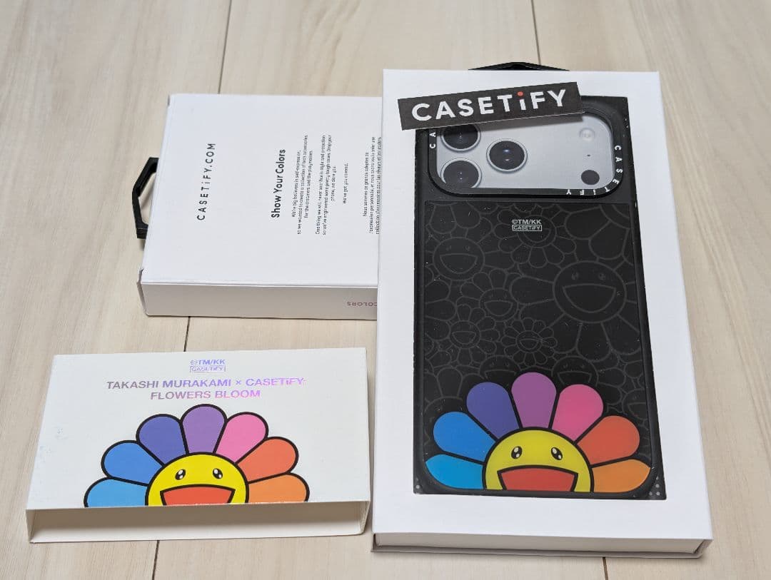 【正規品】村上隆 x CASETiFY iPhone 17 PM用 レインボー