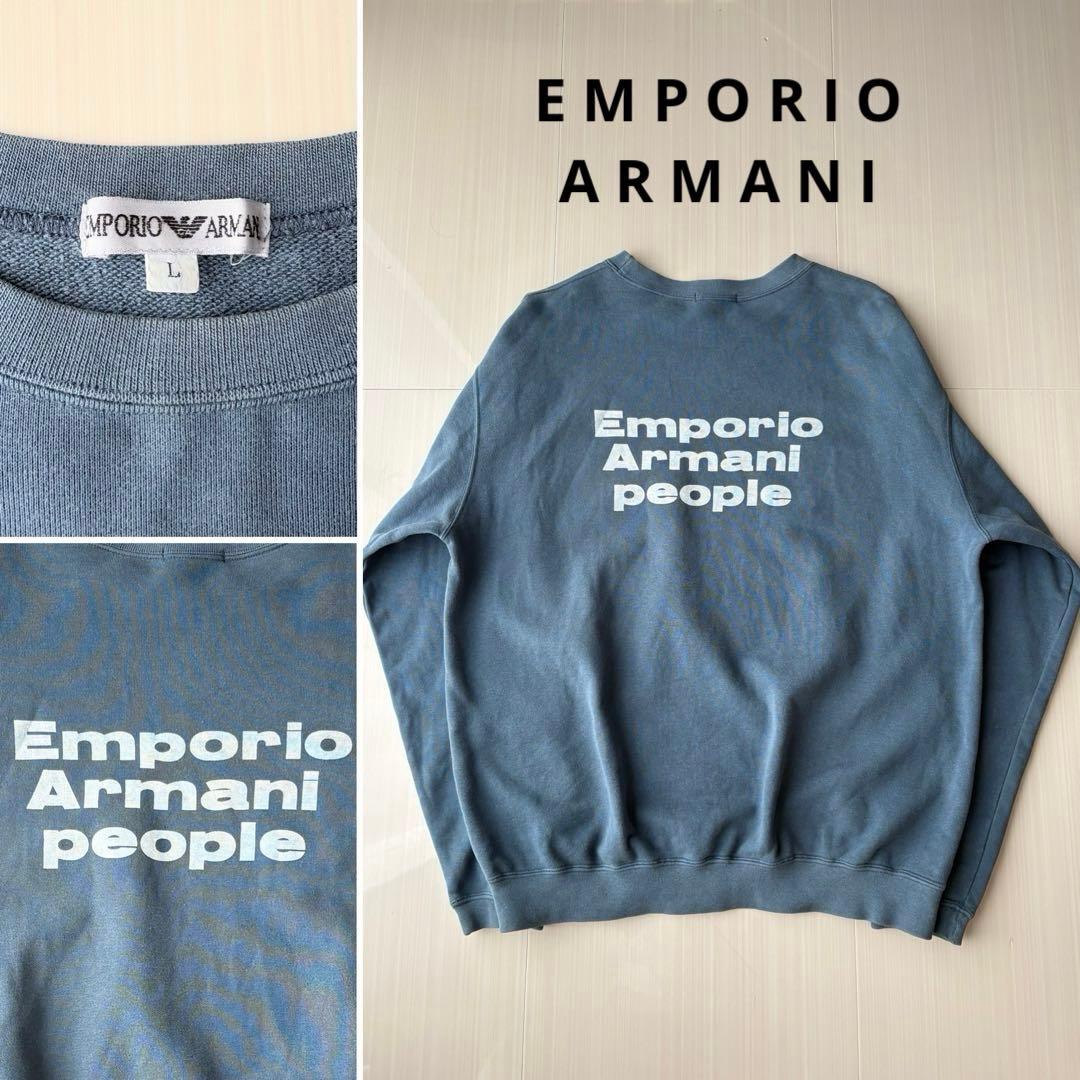 EMPORIO ARMANI 90s ヴィンテージ スウェット トレーナー L