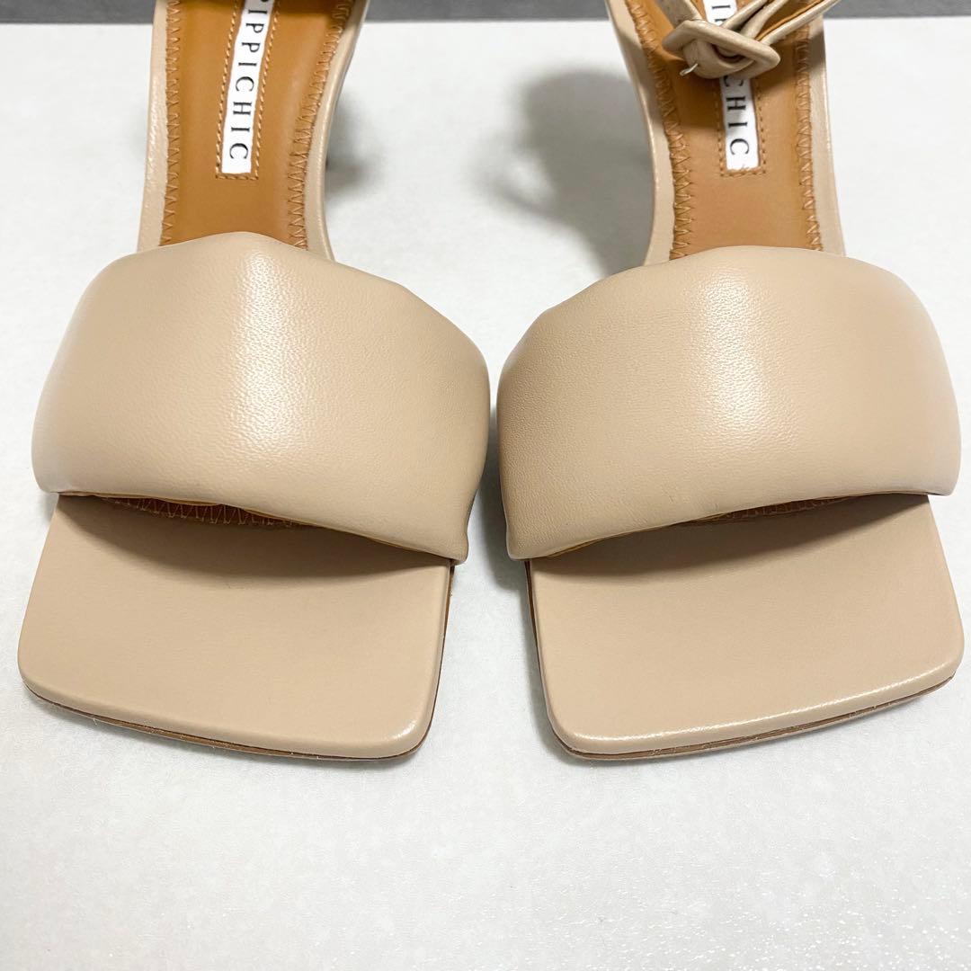 【極美品】PIPPICHIC 完売 スクエアトゥ サンダル
