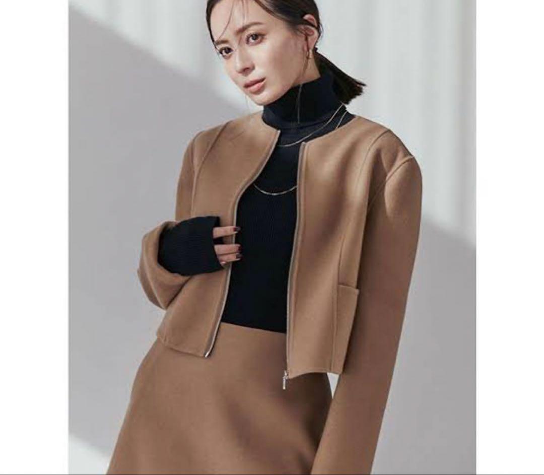 anuansブラウン タイトスカート Mサイズ