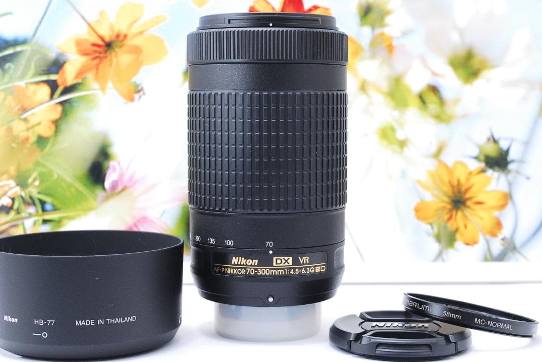 新品級✨フルセット✨Nikon AF-P 70-300mm✨超望遠レンズ✨高速