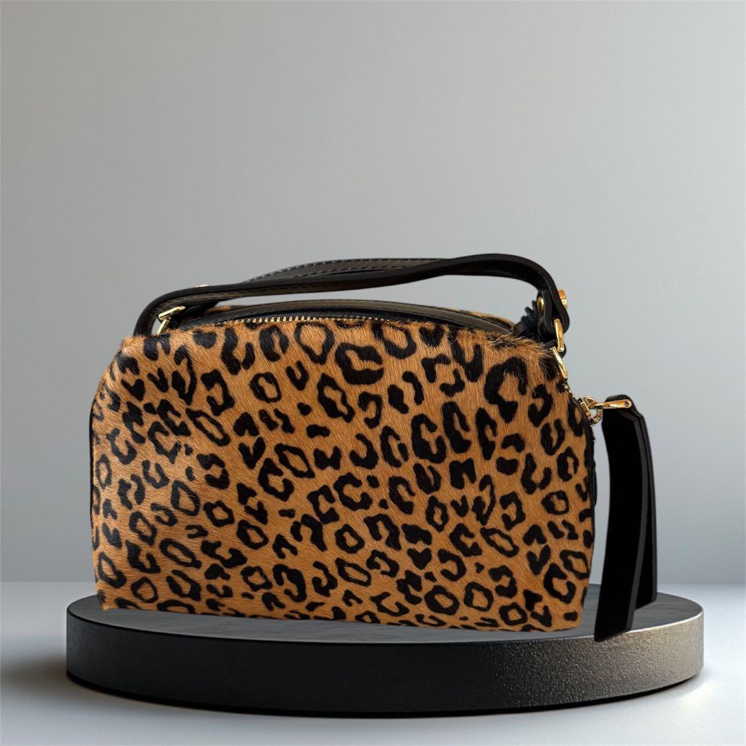 【タグ付き未使用品】ジャンニキアリーニアリファSハラコショルダーバッグ