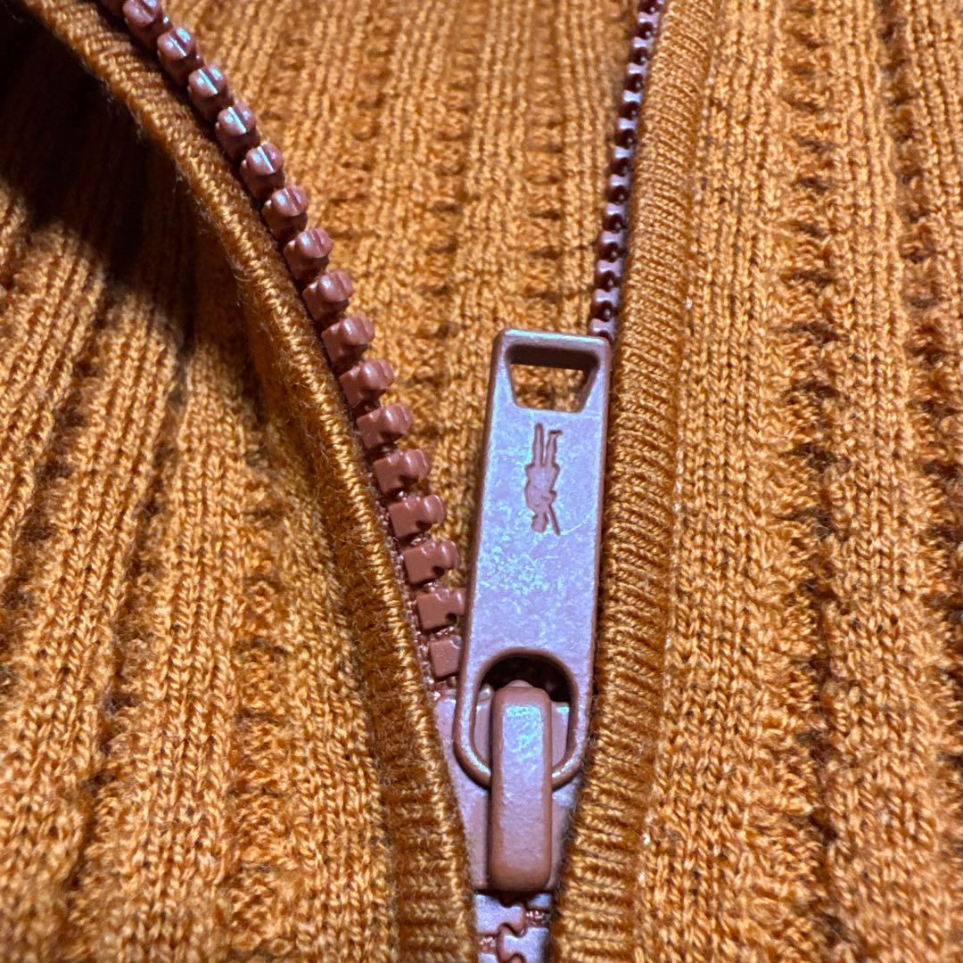 マッキントッシュロンドン・ウール100 ハーフジップアップ　ニットセーター　XL