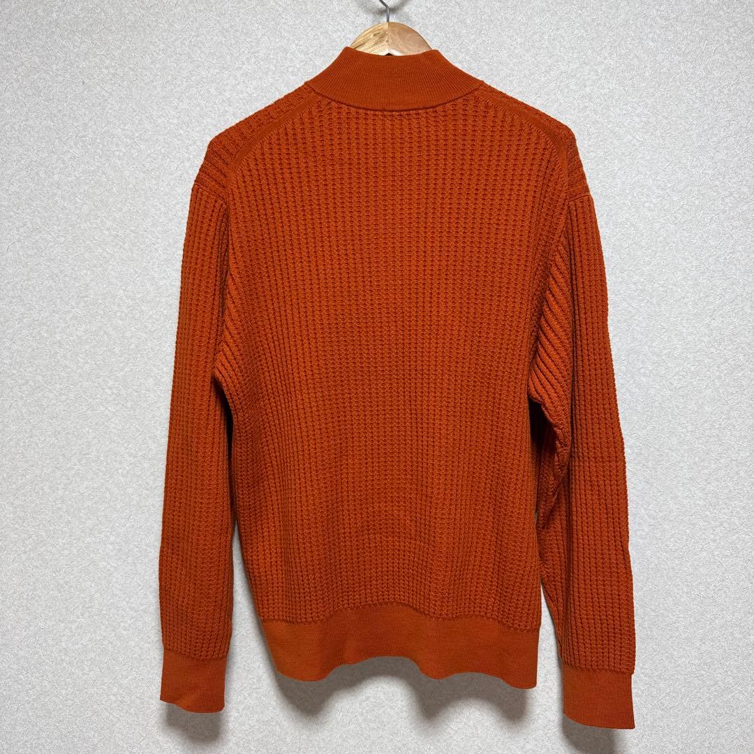 マッキントッシュロンドン・ウール100 ハーフジップアップ　ニットセーター　XL