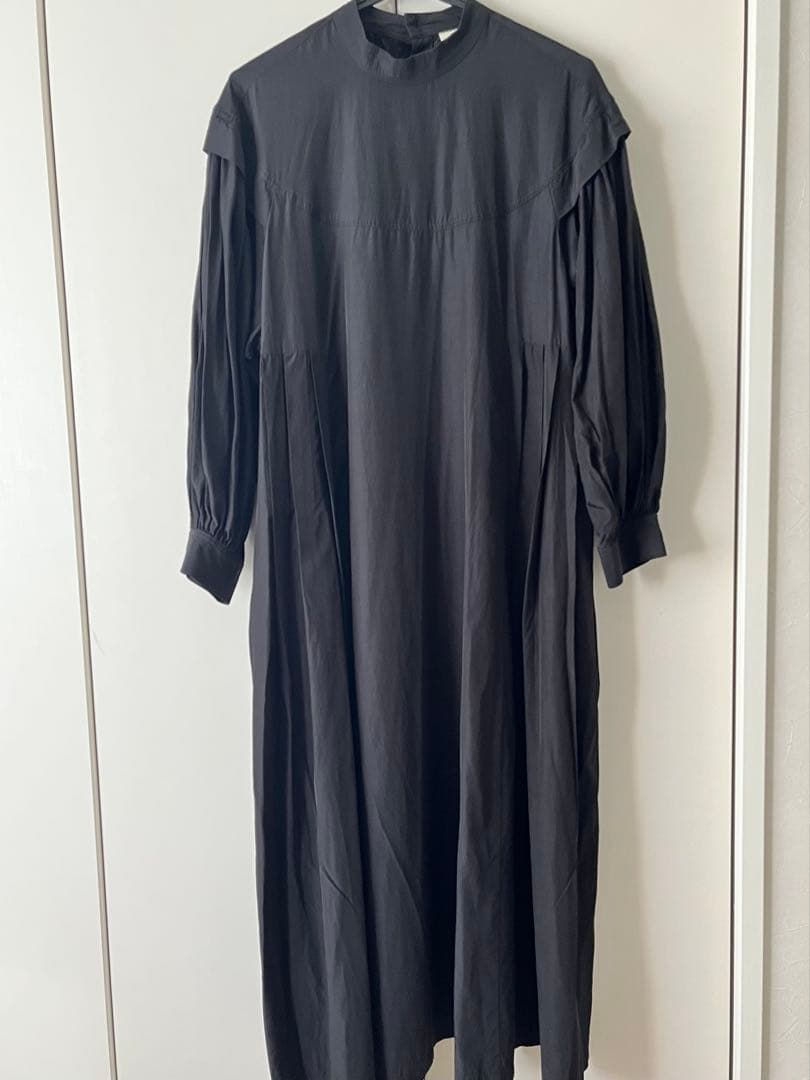 くらすこと kurasukoto キュプラコットン タックワンピース