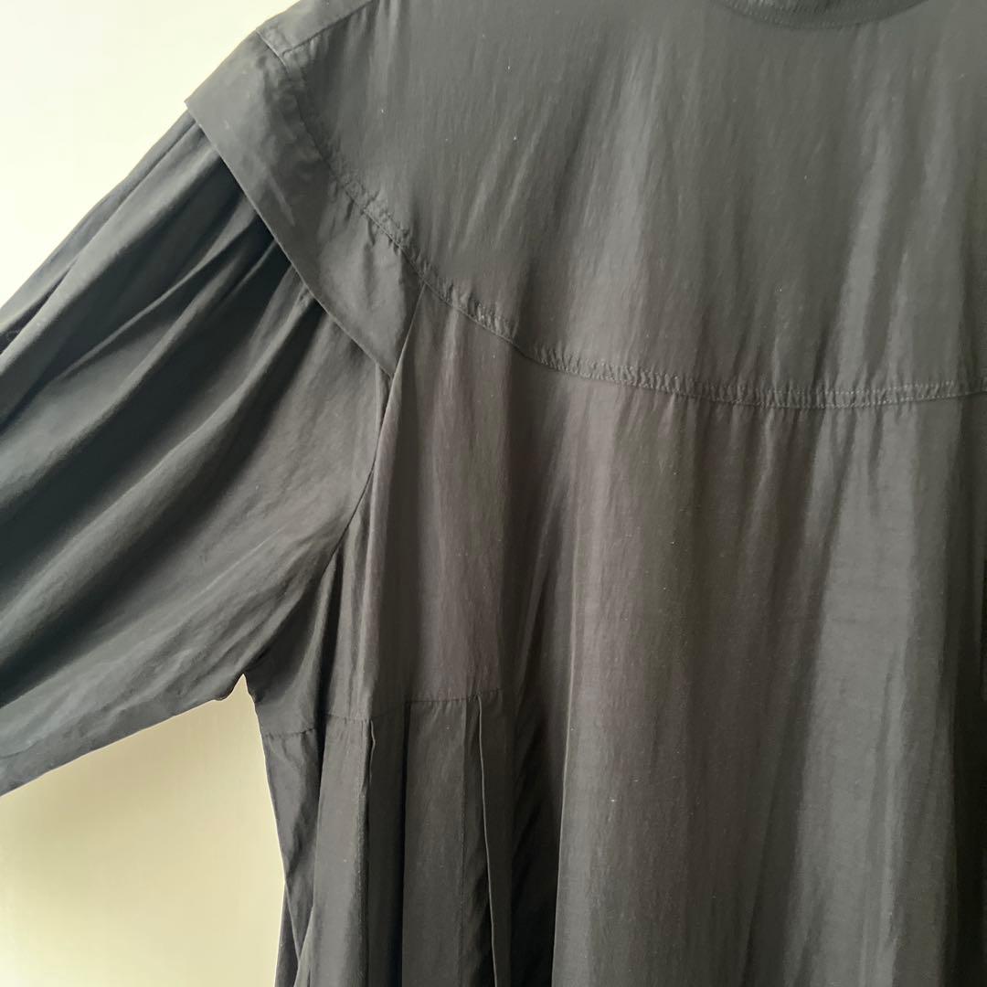 くらすこと kurasukoto キュプラコットン タックワンピース