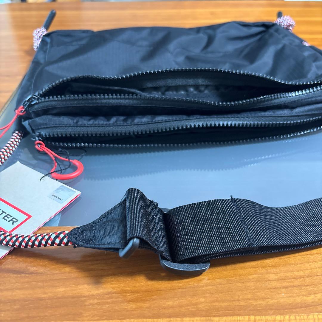 HUNTER ブラック サコッシュ