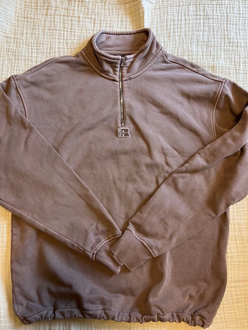 KITH × RussellAthletic コラボハーフジップスウェット