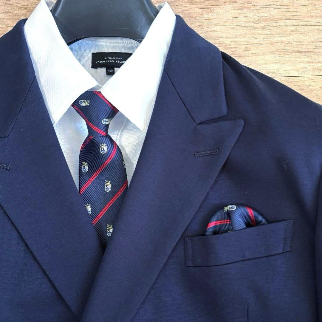 男の子卒業式セット（ジャケット・パンツ・シャツ・ネクタイ）サイズ150・160