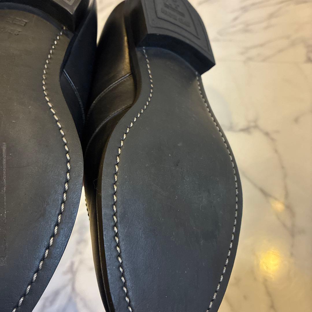 スコッチグレイン HIROKAWA 黒 ローファー