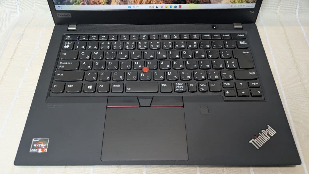 Windowsノート本体 ThinkPadT14Gen1Ryzen7Pro 16GB 1TB Win11P
