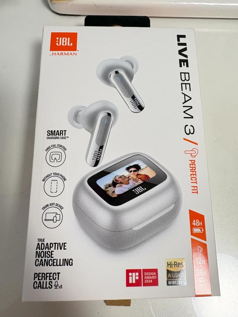 【使用回数少】JBL LIVE BEAM 3ワイヤレスイヤホン ノイキャン搭載