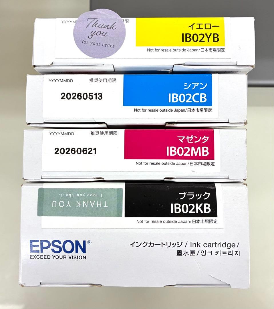 特割 エプソンプリンター純正インクカートリッジ4色set未開封品領収書発行可