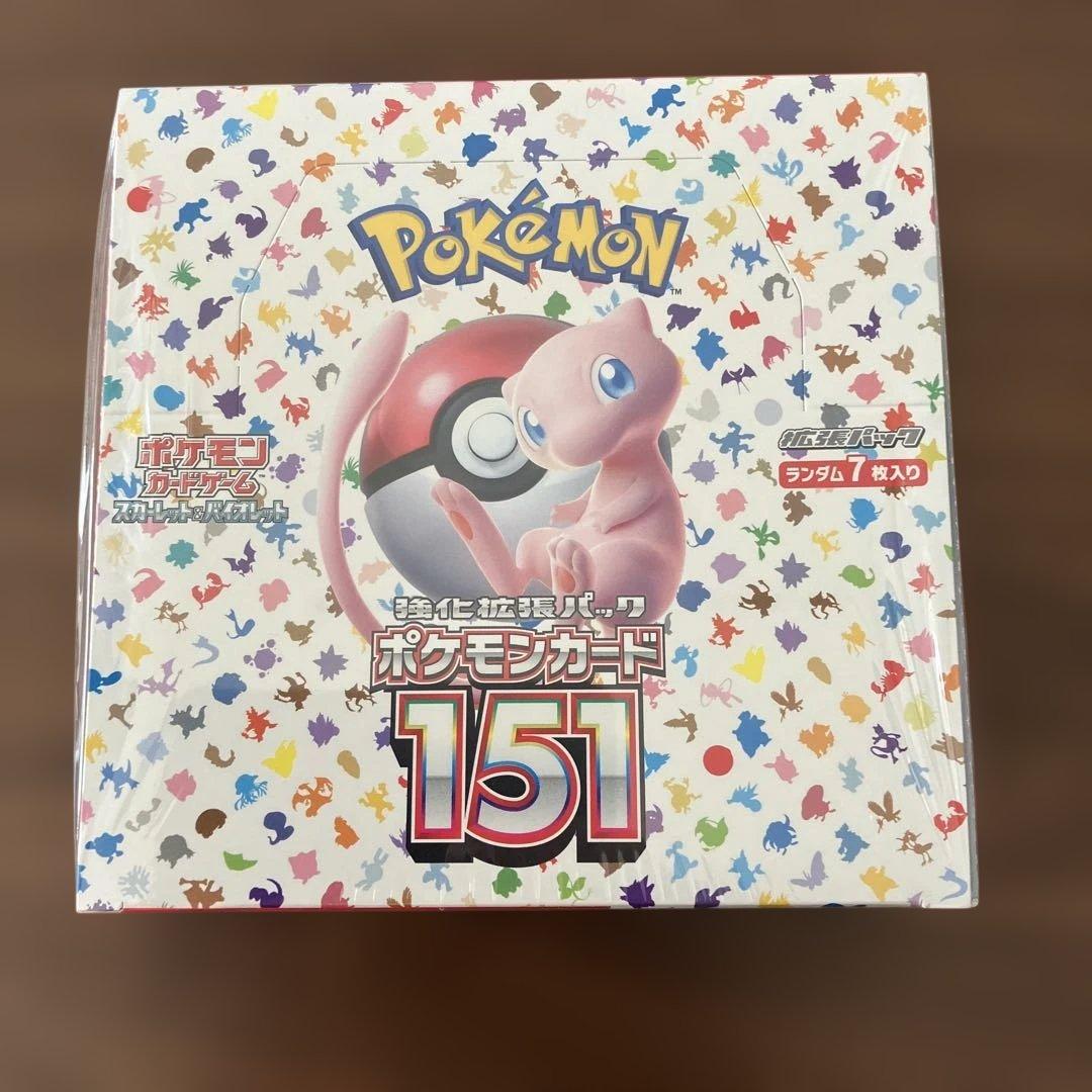 (シュリンク付き) ポケモンカード151 BOX