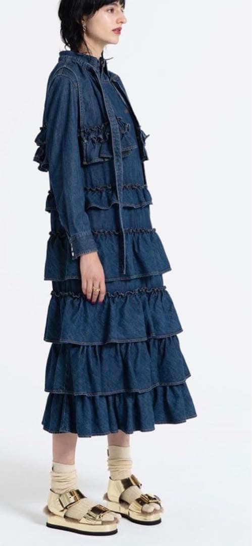 ３点セット　Denim&Jacquard Western Dress