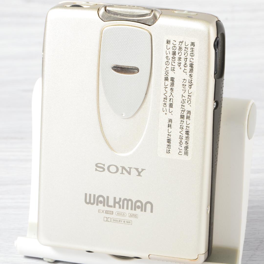 SONY WALKMAN WM-EX2 カセットウォークマン 銀 リモコン等付属