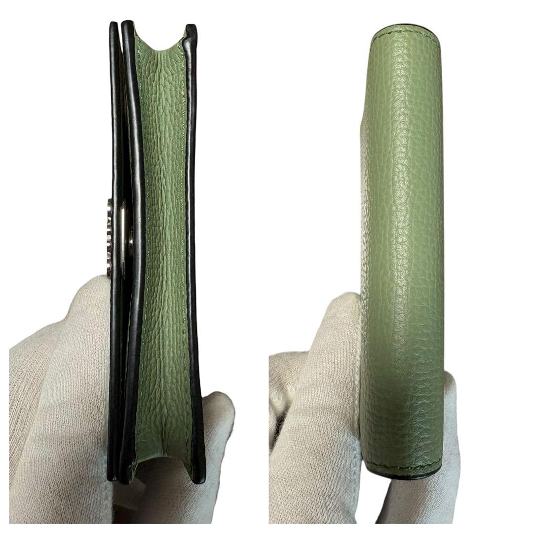 ほぼ現行　未使用級　ロエベ　アナグラム ビジネスカードホルダー　ローズマリー