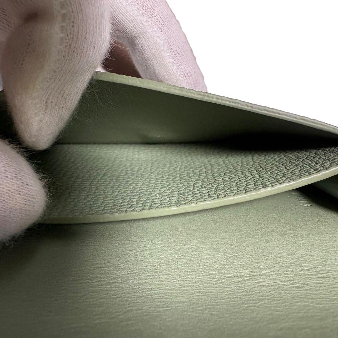 ほぼ現行　未使用級　ロエベ　アナグラム ビジネスカードホルダー　ローズマリー