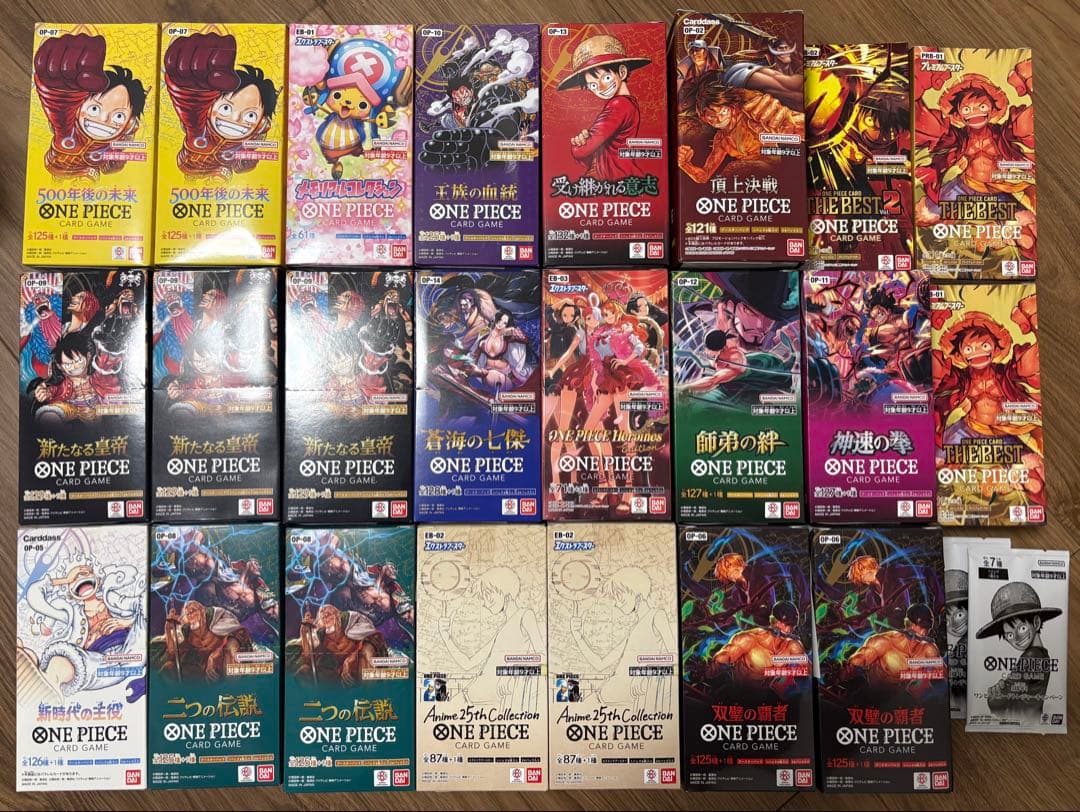 ONE PIECE トレーディングカードセット計23BOX