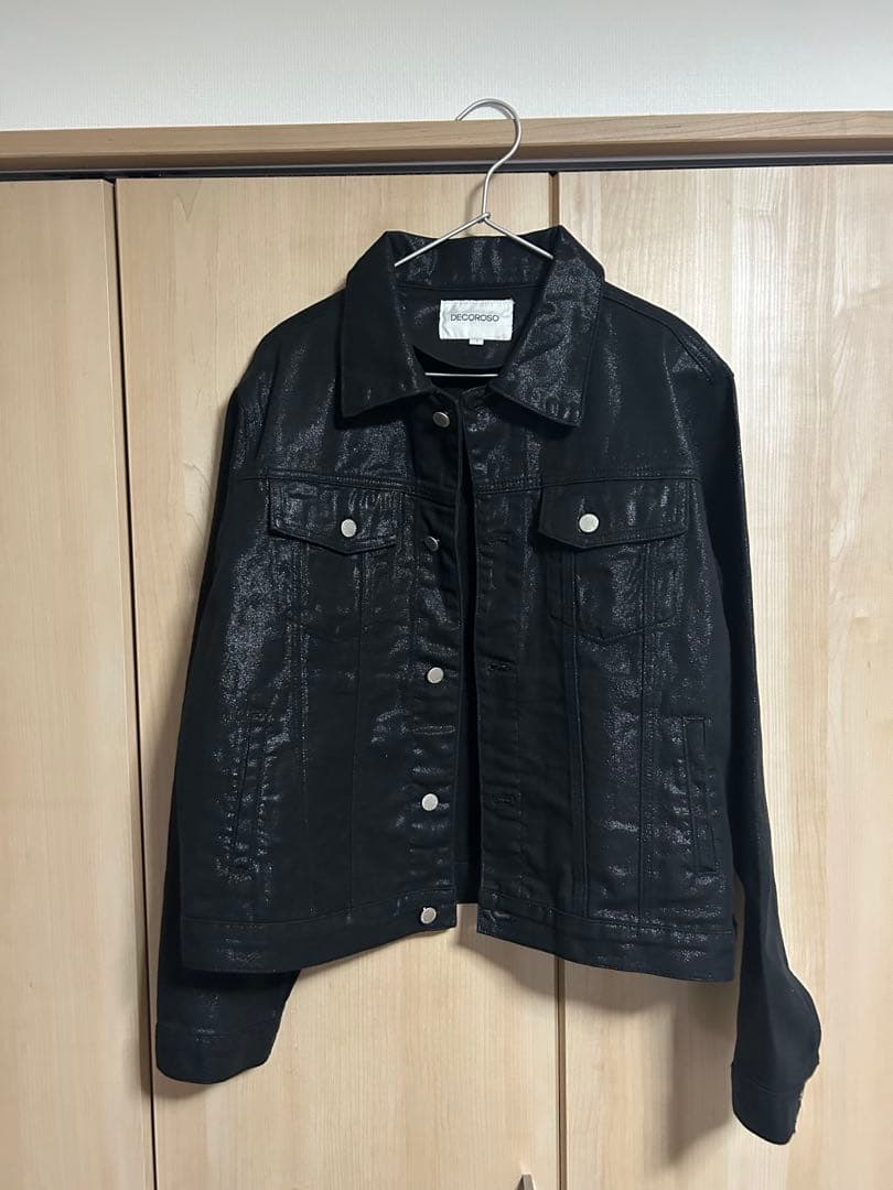 DECOROSO コーティングデニムジャケット サイズ1 短丈