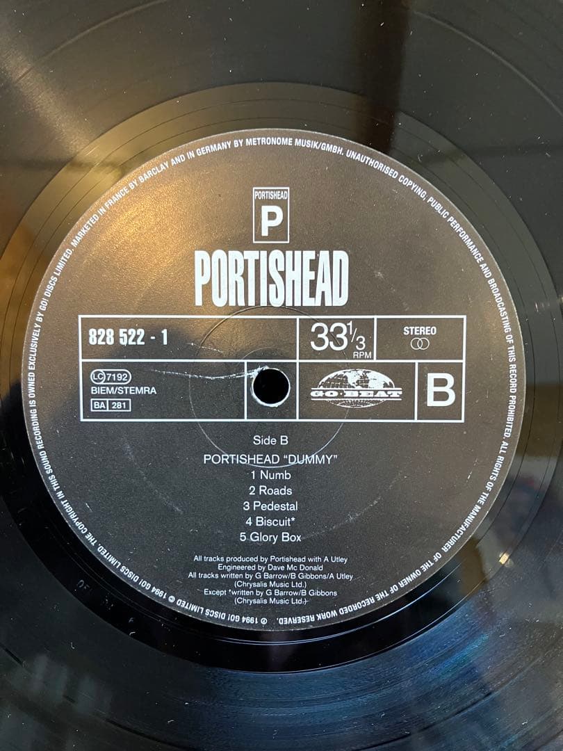 レア盤　誤表記Portishead Dummy レコード