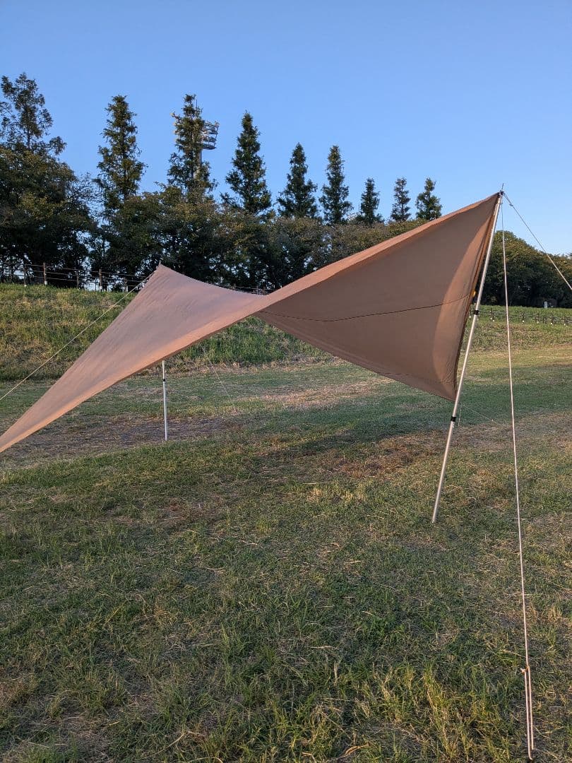 【希少ヤマコウ時代】　スノーピーク　ウイングタープTP-100　ポール２本付き