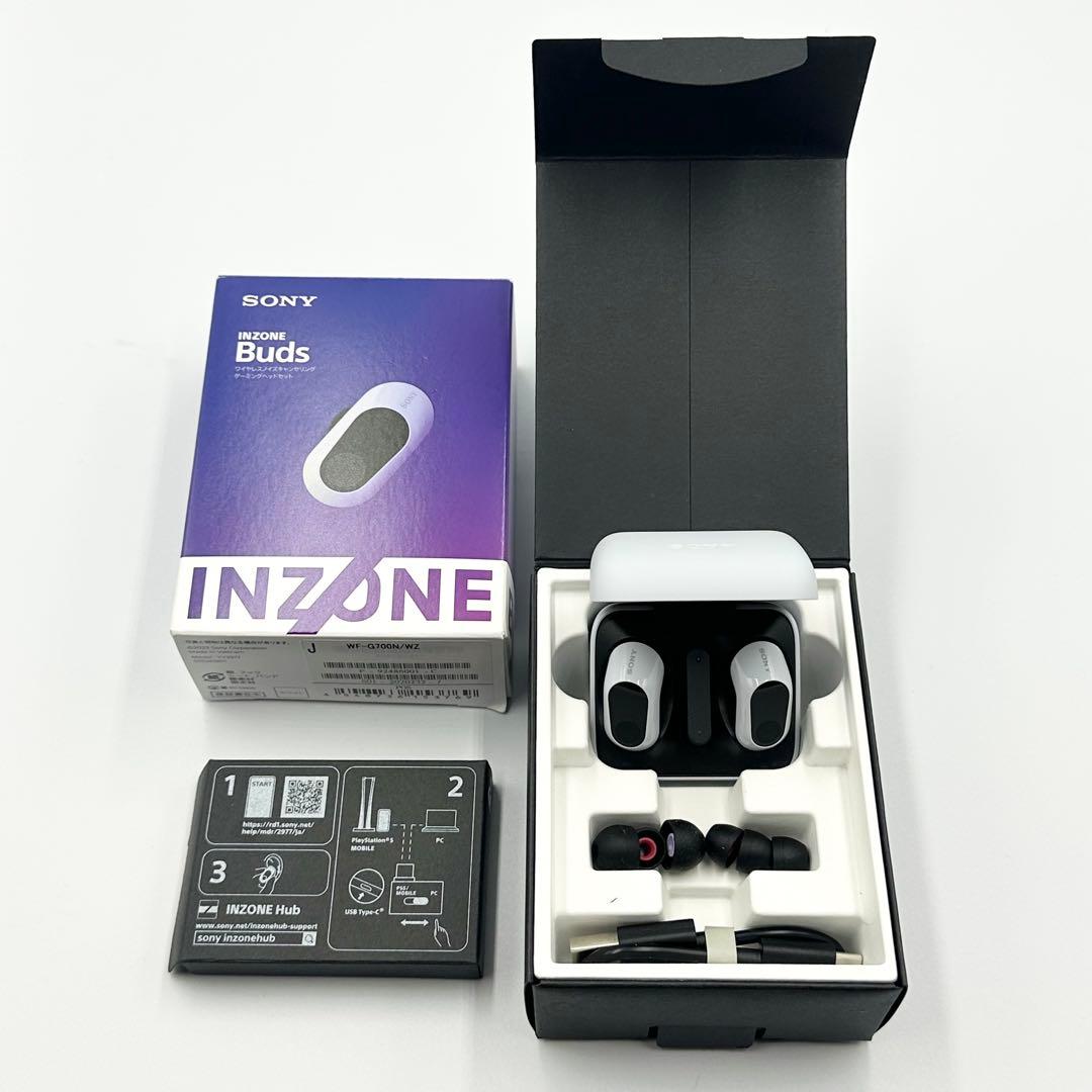 SONY INZONE Buds ワイヤレスイヤホン ホワイト