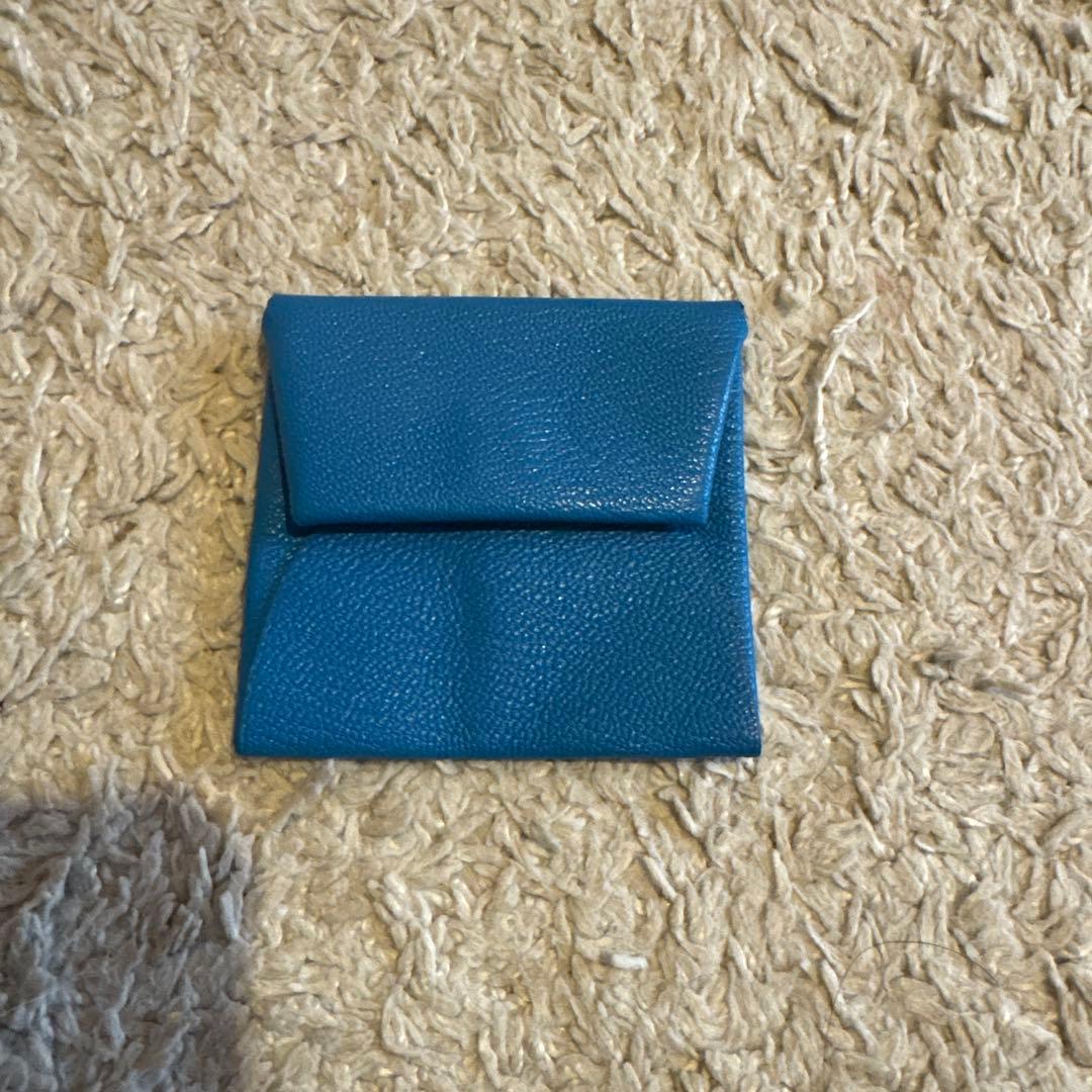 よっしーさん専用　HERMES 青いレザーケース