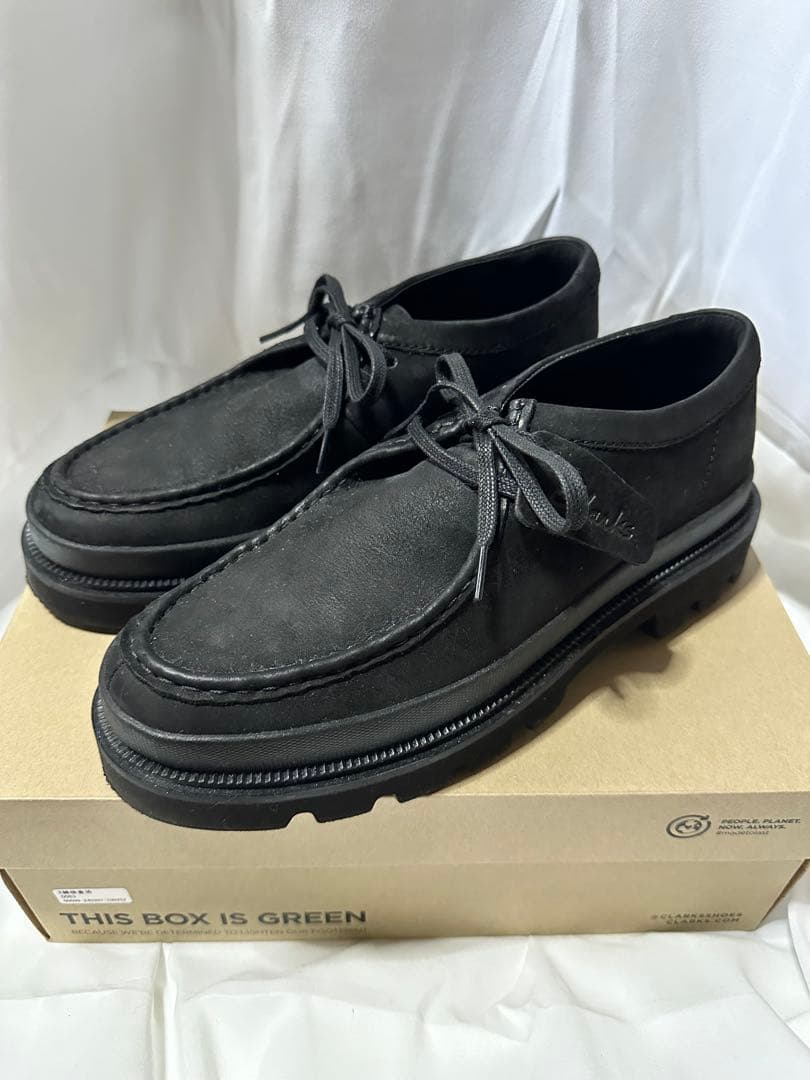 ［babueさん専用］CLARKSバデルシームヌバックブラックUK8.5 箱あり