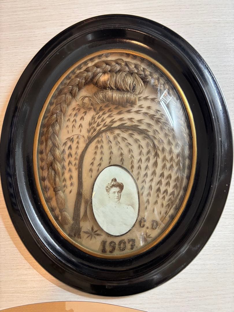 ルリケール　ヘアアート　ゴシック調　1900年製　フランス　アンティーク