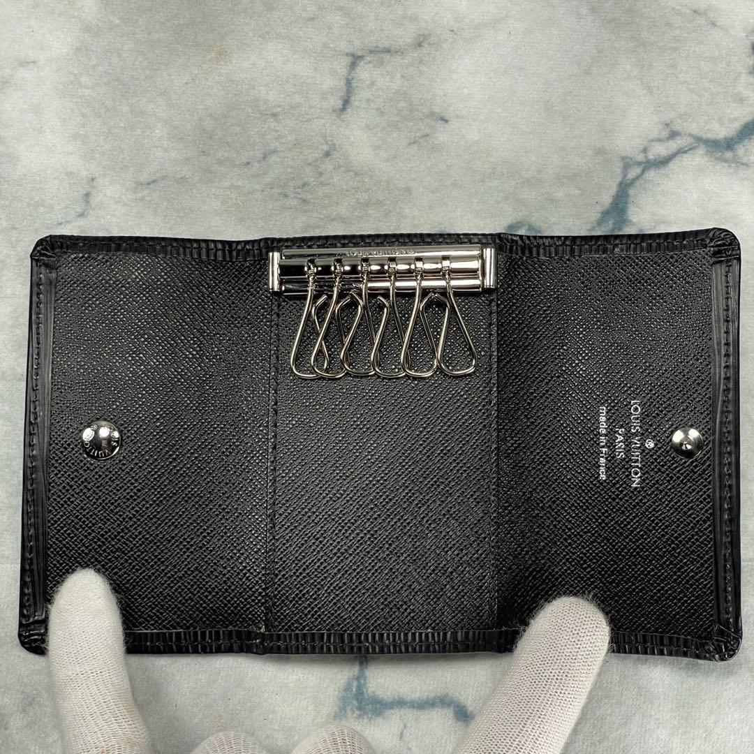 極美品・近年モデル✨ ルイヴィトン キーケース ミュルティクレ 6連 ブラック