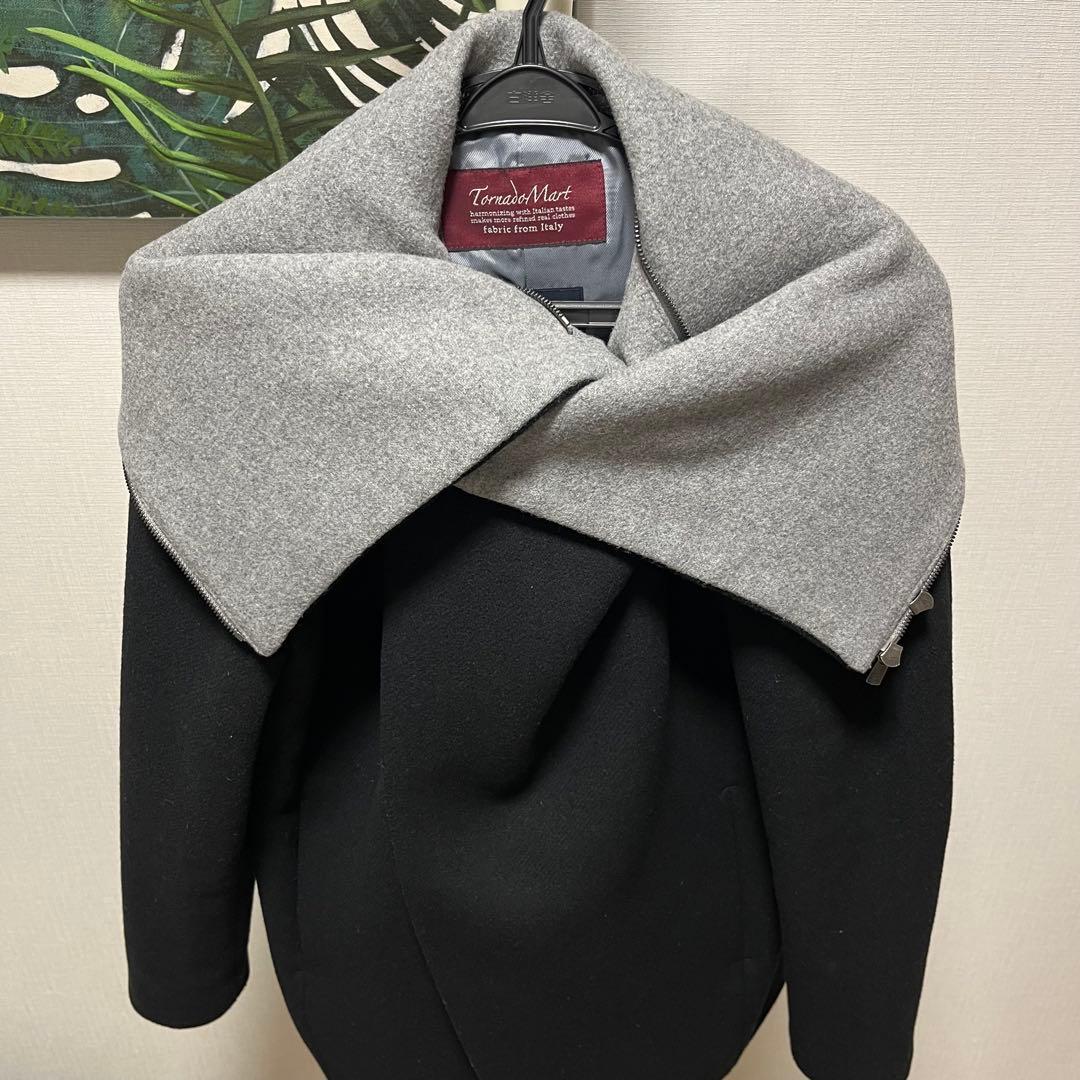 TORNADO MART. ダッフルコート 黒