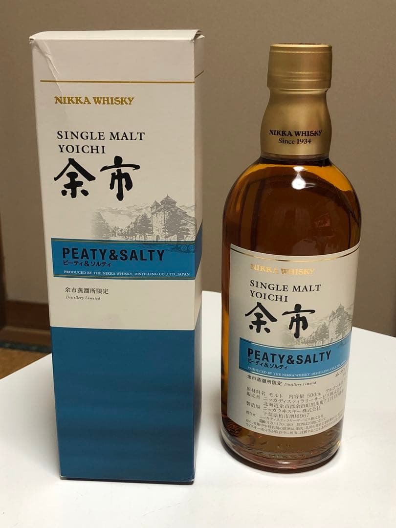 ニッカ　余市　ピーティ&ソルティ　500ml