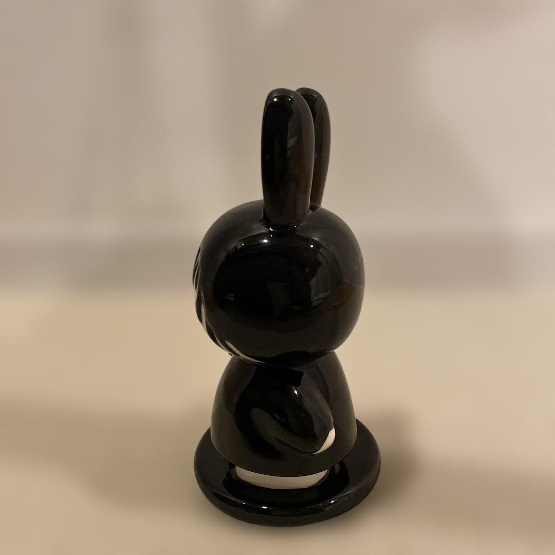 海外限定　陶器　miffy ミッフィー魔女の置物　くろねこ マスコット