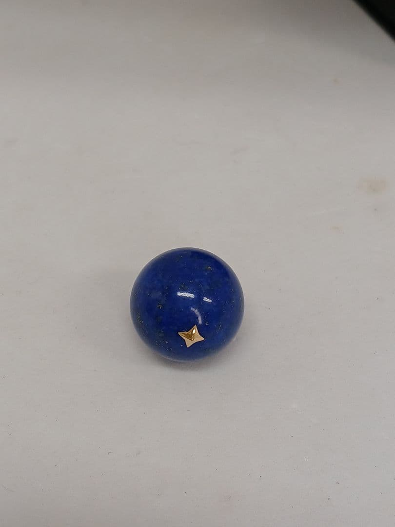 ★【新品未使用品】K18YG ラピスラズリブラウンダイヤトップGSTV 21-5