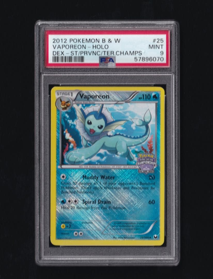 英版シャワーズ チャンピオンシッププロモ - PSA MINT9