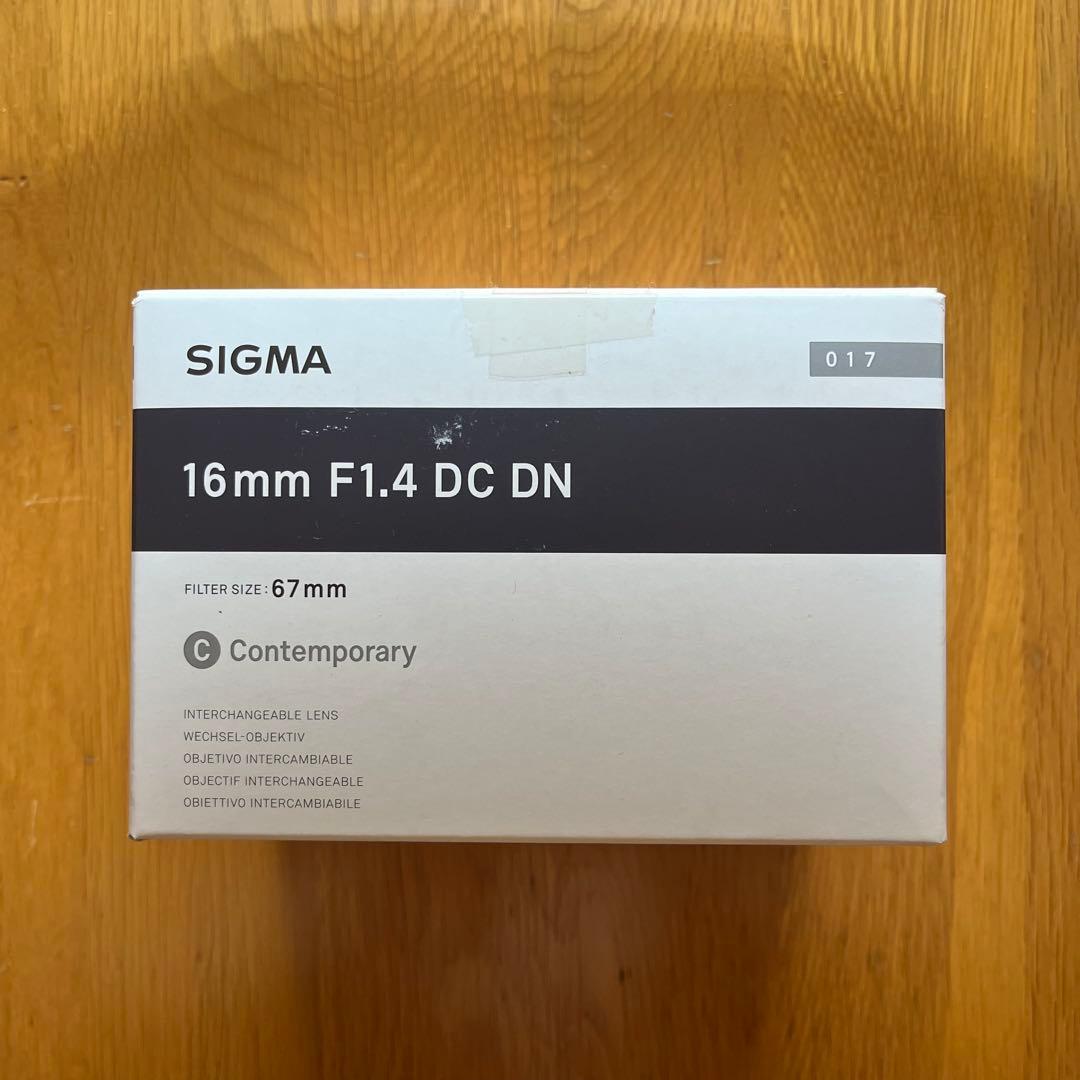 ライチSIGMA 16mm F1.4 DC DN レンズ