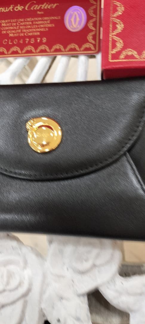 パンティール　クラッチバッグ、カード、財布、箱付き