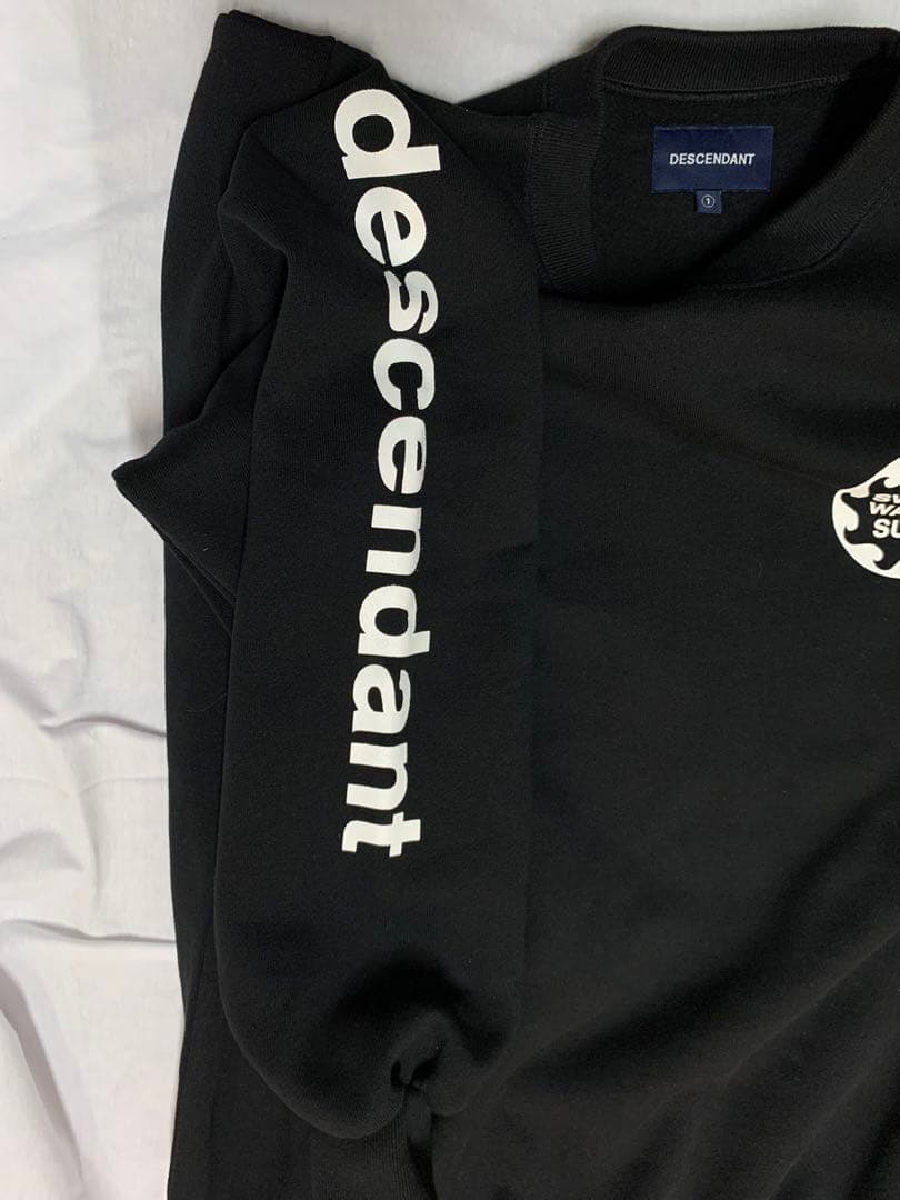 トップス DESCENDANT VORTEX CREW NECK size S BLACK