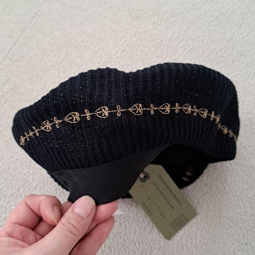 BTSテテ着用/THE CASE FOR RECKLESS 黒 ベレー帽 M